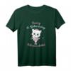 6. Geburtstag Mädchen Geschenk Outfit mit Katze - Persönliches Geburtstags T-Shirt & Einladung für 6-Jährige