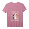 Damen T-Shirt mit V-Ausschnitt - Zuhause ist wo meine Katzen sind, süßes Geschenk für Katzenliebhaberinnen, Mütter & Frauen
