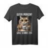 Kaffe Morgenmuffel Mitarbeiter Spruch Lustig Katze Geschenk T-Shirt - Ironischer Witz für Arbeit, Teenager & Katzenliebhaber