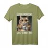 Kaffe Morgenmuffel Mitarbeiter Spruch Lustig Katze Geschenk T-Shirt - Ironischer Witz für Arbeit, Teenager & Katzenliebhaber