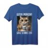 Kaffe Morgenmuffel Mitarbeiter Spruch Lustig Katze Geschenk T-Shirt - Ironischer Witz für Arbeit, Teenager & Katzenliebhaber