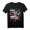 Böse Katze Weihnachtsmann Ugly Christmas Sad Cat Xmas T-Shirt – Lustiges Festtagsmotiv für Kinder, Familien & Erwachsene