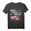Böse Katze Weihnachtsmann Ugly Christmas Sad Cat Xmas T-Shirt – Lustiges Festtagsmotiv für Kinder, Familien & Erwachsene