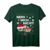 Böse Katze Weihnachtsmann Ugly Christmas Sad Cat Xmas T-Shirt – Lustiges Festtagsmotiv für Kinder, Familien & Erwachsene