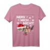 Böse Katze Weihnachtsmann Ugly Christmas Sad Cat Xmas T-Shirt – Lustiges Festtagsmotiv für Kinder, Familien & Erwachsene