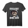 Katze Spruch Lustig Geschenk - Bevor Du Fragst Nein! Witziges Ironisches T-Shirt für Morgenmuffel, Schichtarbeiter & Katzenfans