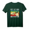 Best Cat Mom Ever T-Shirt für Katzenliebhaberinnen – Lustiges Retro Vintage Design für Tiermütter und Katzenfans