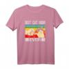 Best Cat Mom Ever T-Shirt für Katzenliebhaberinnen – Lustiges Retro Vintage Design für Tiermütter und Katzenfans
