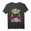 Lasers Are Aliens Funny Conspiracy Theorist Katze Alufolie Hut T-Shirt – Lustiges Geschenk für Verschwörungstheoretiker und Katzenfans