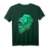 Grün Mint Löwen Kopf T-Shirt – Majestätisches Tiermotiv für Katzen- und Tierliebhaber, Geschenkidee