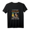 Damen T-Shirt mit Lustigem Spruch: Ich mag Ananas und Katze - Perfekt für Sommer und Tropenfans