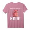 Lustiges Katzen T-Shirt mit Spruch 'Bevor du fragst Nein' – Perfektes Geschenk für Zyniker, Misanthropen und Ironie-Liebhaber