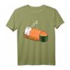 Kawaii Katze Sushi T-Shirt - Lustiges Katzenbesitzer Design für Sushi- und Katzenliebhaber, Japan-Fans & Anime Otaku als Geschenk