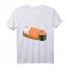 Kawaii Katze Sushi T-Shirt - Lustiges Katzenbesitzer Design für Sushi- und Katzenliebhaber, Japan-Fans & Anime Otaku als Geschenk