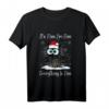 It's Fine I'm Fine Everything Is Fine Lustiges Katzen-Weihnachts-T-Shirt – Humorvolles Weihnachtsgeschenk für Katzenliebhaber & Familien