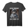 Kaffee Morgenmuffel Mitarbeiter Spruch Lustig Katze Geschenk T-Shirt – Witziges Ironisches Outfit für Langschläfer, Arbeitskollegen & Teenager