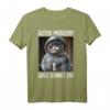 Kaffee Morgenmuffel Mitarbeiter Spruch Lustig Katze Geschenk T-Shirt – Witziges Ironisches Outfit für Langschläfer, Arbeitskollegen & Teenager