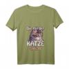 Damen T-Shirt mit lustigem Katzen Spruch - Tiermotive, V-Ausschnitt, Perfekt für Katzenliebhaber & Tierfreunde zum Geburtstag, Weihnachten & Valentinstag