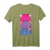 Bisexueller Stolz Kawaii Kitty Katze Anime T-Shirt - Unterstützung für LGBTQ & Pride Monat, Perfekt für Katzenliebhaber