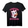 Schulkind Erstklassig Katze mit Schultüte - Lustiges Einschulung T-Shirt für Mädchen zum Schulanfang & Kindergartenabschied