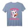 Schulkind Erstklassig Katze mit Schultüte - Lustiges Einschulung T-Shirt für Mädchen zum Schulanfang & Kindergartenabschied