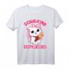 Schulkind Erstklassig Katze mit Schultüte - Lustiges Einschulung T-Shirt für Mädchen zum Schulanfang & Kindergartenabschied