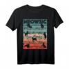 Meowsci Vintage - Katzen Musik Noten T-Shirt für Katzen- und Musikliebhaber mit Katzennoten & Notenschlüssel