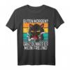Lustiges Katzen T-Shirt mit Spruch für Katzenliebhaber und Morgenmuffel – Perfektes Geschenk für Weihnachten, Vatertag, Muttertag & Geburtstag