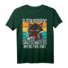 Lustiges Katzen T-Shirt mit Spruch für Katzenliebhaber und Morgenmuffel – Perfektes Geschenk für Weihnachten, Vatertag, Muttertag & Geburtstag