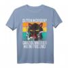Lustiges Katzen T-Shirt mit Spruch für Katzenliebhaber und Morgenmuffel – Perfektes Geschenk für Weihnachten, Vatertag, Muttertag & Geburtstag