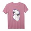 Katze mit Brille T-Shirt | Sommerliches Katzen Shirt als Geschenk für Tierliebhaber, Freunde und Familie
