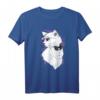 Katze mit Brille T-Shirt | Sommerliches Katzen Shirt als Geschenk für Tierliebhaber, Freunde und Familie