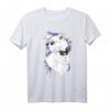 Katze mit Brille T-Shirt | Sommerliches Katzen Shirt als Geschenk für Tierliebhaber, Freunde und Familie