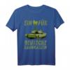 Ein Herz für Deutsche große Katzen Panzerauto T-Shirt - Das perfekte Geschenk für Tankfans, Panzerfahrer und Militärliebhaber