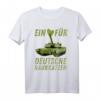 Ein Herz für Deutsche große Katzen Panzerauto T-Shirt - Das perfekte Geschenk für Tankfans, Panzerfahrer und Militärliebhaber