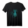Gepunktete Katze T-Shirt - Modernes Popartdesign für Katzenliebhaber und Katzenmuttis
