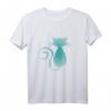 Gepunktete Katze T-Shirt - Modernes Popartdesign für Katzenliebhaber und Katzenmuttis