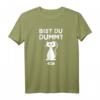 Lustiges Katze T-Shirt - Genervte hungrige Katze vor Napf, perfektes Geschenk für Katzenliebhaber zu Weihnachten oder Geburtstag