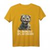 Lustiges Katzen Spruch T-Shirt mit Katzenhaaren – Perfektes Geschenk für Katzenliebhaber, Katzenmamas & Papas zu Weihnachten oder Geburtstag