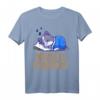 Offizielles Katzen Schlafshirt mit lustigem Spruch – Perfektes Geschenk für Katzenliebhaber, Teenager und Fans