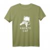 Karate Katzen Sport T-Shirt für Kinder, Jugendliche, Männer und Frauen – Perfekt für Karate- und Katzenliebhaber