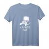 Karate Katzen Sport T-Shirt für Kinder, Jugendliche, Männer und Frauen – Perfekt für Karate- und Katzenliebhaber