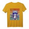 Lustiges Retro Katzen T-Shirt - Vintage Cat Design für Katzenliebhaber, Katzenmama & Katzenpapa, Perfekt als Geschenk
