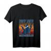 Lustiges Pew Pew Madafakas Katzen T-Shirt mit V-Ausschnitt – Sommerliches Vintage Katzenmotiv für Frauen und Männer, perfekte Geschenkidee für Katzenliebhaber und Humor-Fans