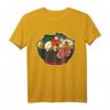 Japanisches Kawaii Anime T-Shirt mit Ramen Nudeln Katze – Süßes Design für Männer, Frauen und Kinder