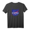 Catsa Katze Universe Platz T-Shirt – Perfektes Geschenk für Katzenliebhaber & Space-Fans, Galaxie & Astronomie T-Shirt