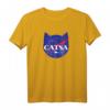 Catsa Katze Universe Platz T-Shirt – Perfektes Geschenk für Katzenliebhaber & Space-Fans, Galaxie & Astronomie T-Shirt