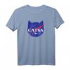 Catsa Katze Universe Platz T-Shirt – Perfektes Geschenk für Katzenliebhaber & Space-Fans, Galaxie & Astronomie T-Shirt