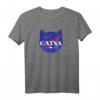 Catsa Katze Universe Platz T-Shirt – Perfektes Geschenk für Katzenliebhaber & Space-Fans, Galaxie & Astronomie T-Shirt