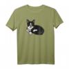 Lustiges Katzenmotiv T-Shirt für Katzenliebhaber, Katzenmama & Katzenpapa - Perfektes Geschenk für Damen, Herren & Kinder